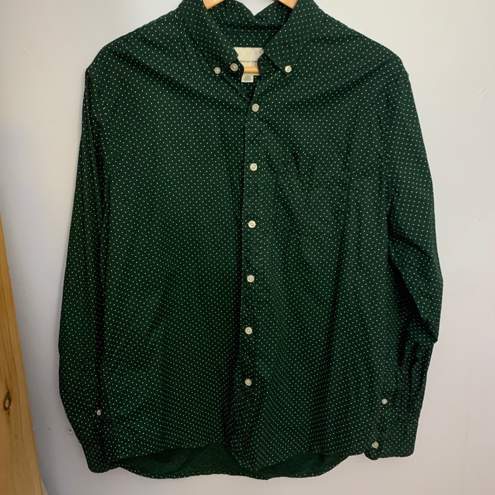 Polka dot button up